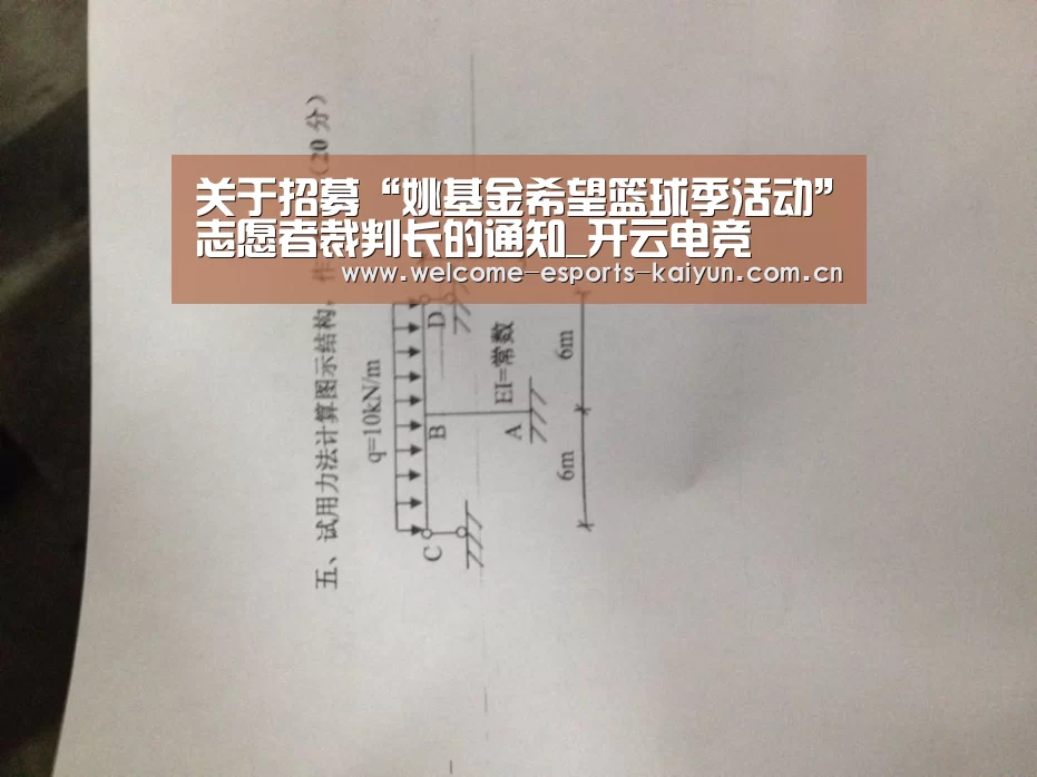 关于招募“姚基金希望篮球季活动”志愿者裁判长的通知_开云电竞(图2) 电竞官网